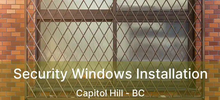  Security Windows Installation Capitol Hill - BC