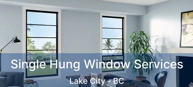 Single Hung Window Services Lake City - BC