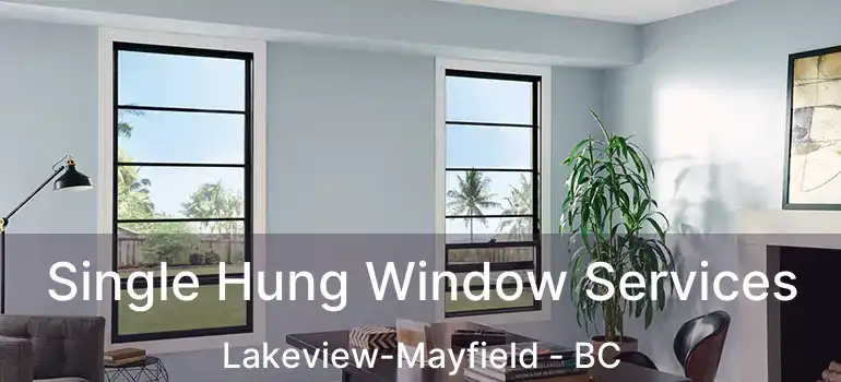  Single Hung Window Services Lakeview-Mayfield - BC