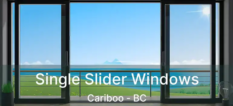 Single Slider Windows Cariboo - BC