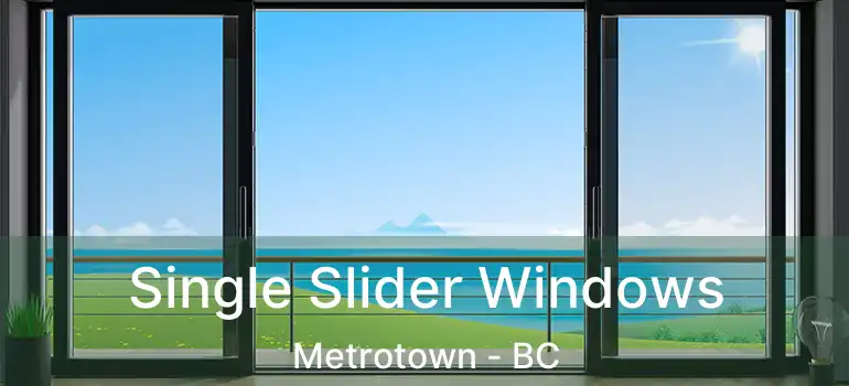  Single Slider Windows Metrotown - BC