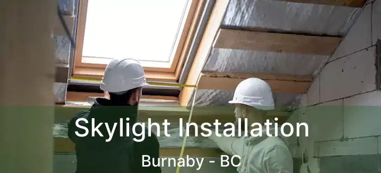  Skylight Installation Burnaby - BC