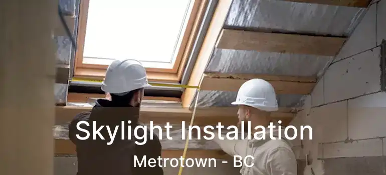  Skylight Installation Metrotown - BC