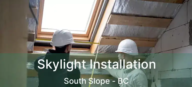  Skylight Installation South Slope - BC