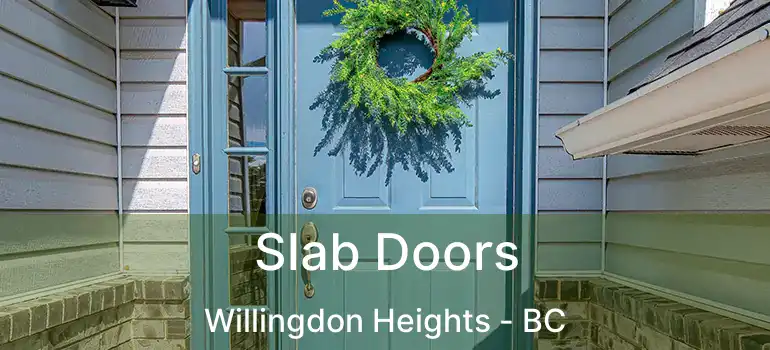  Slab Doors Willingdon Heights - BC