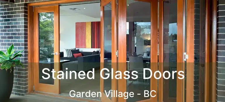  Stained Glass Doors Garden Village - BC