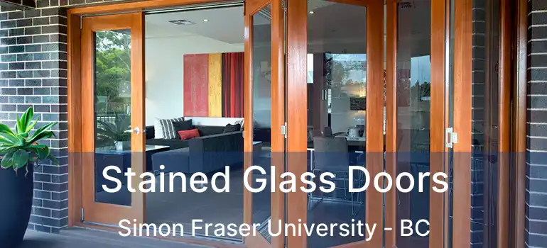  Stained Glass Doors Simon Fraser University - BC