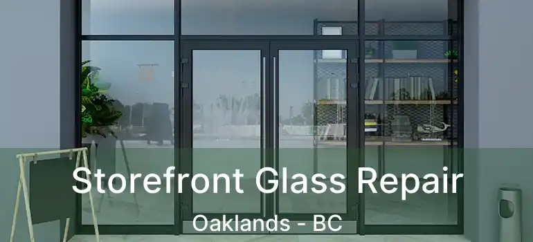  Storefront Glass Repair Oaklands - BC
