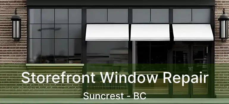  Storefront Window Repair Suncrest - BC