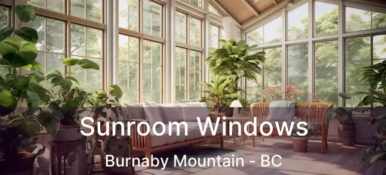  Sunroom Windows Burnaby Mountain - BC