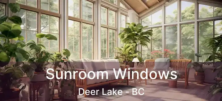  Sunroom Windows Deer Lake - BC