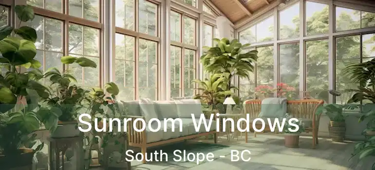  Sunroom Windows South Slope - BC