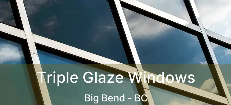  Triple Glaze Windows Big Bend - BC