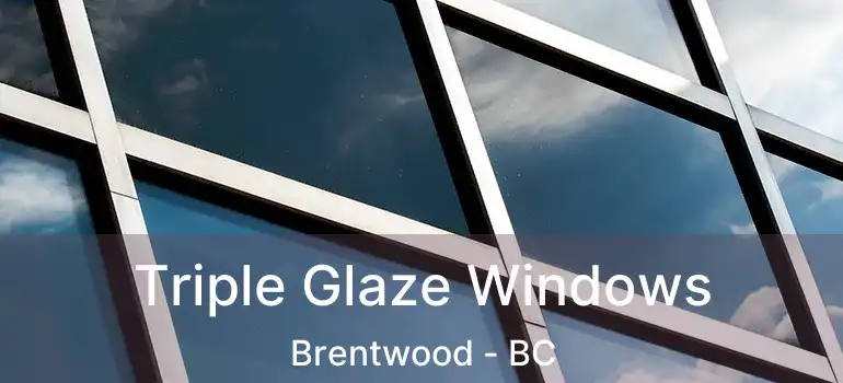  Triple Glaze Windows Brentwood - BC