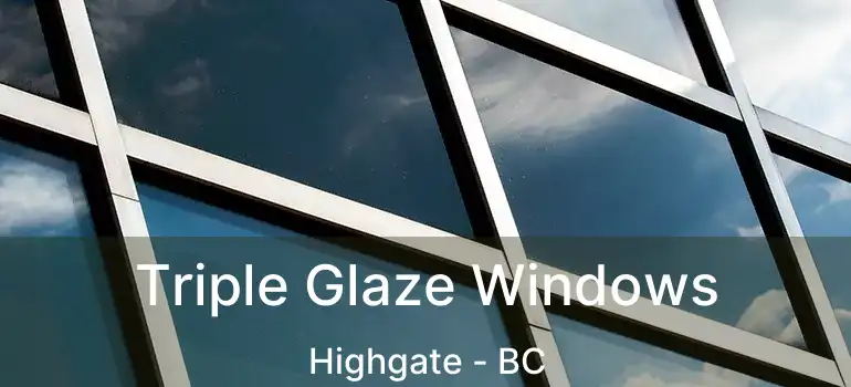 Triple Glaze Windows Highgate - BC