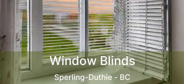  Window Blinds Sperling-Duthie - BC