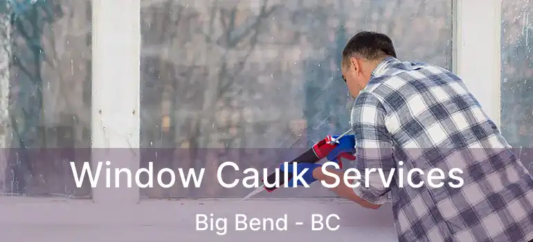  Window Caulk Services Big Bend - BC