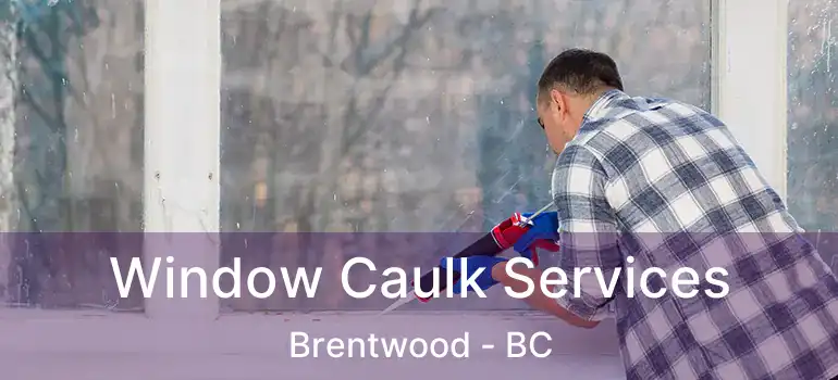  Window Caulk Services Brentwood - BC