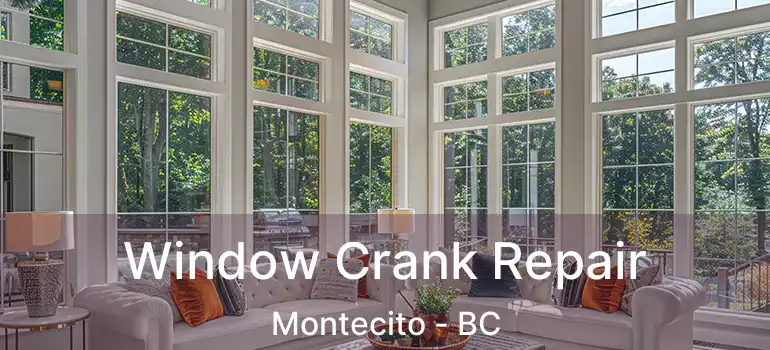  Window Crank Repair Montecito - BC
