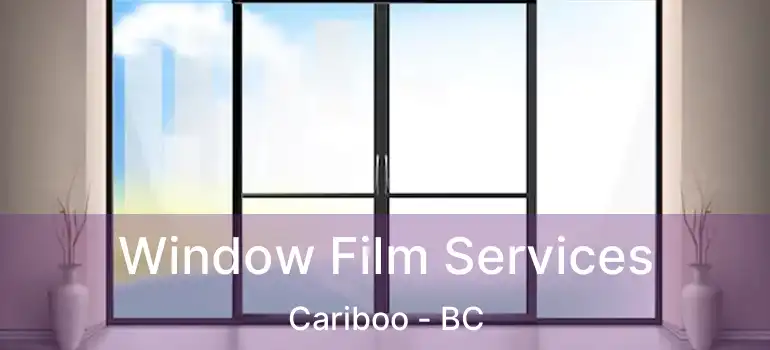  Window Film Services Cariboo - BC