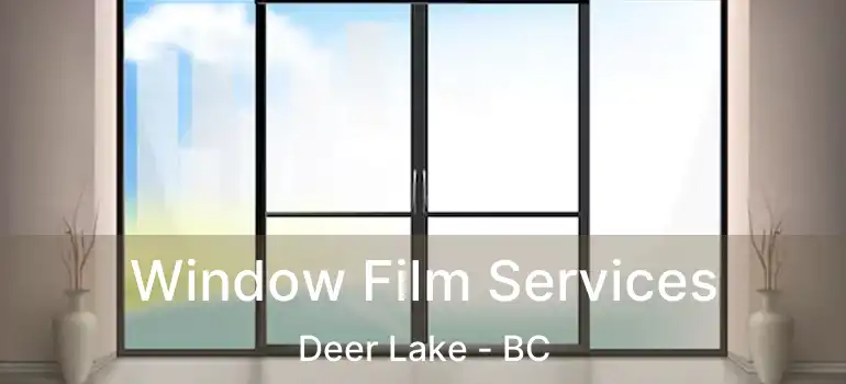  Window Film Services Deer Lake - BC