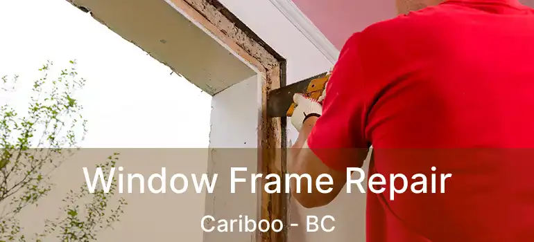  Window Frame Repair Cariboo - BC