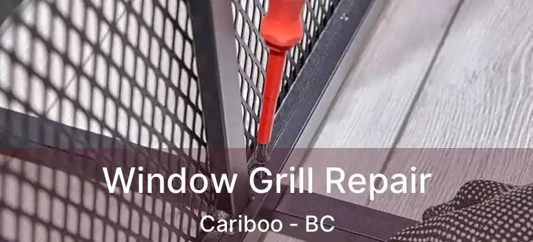  Window Grill Repair Cariboo - BC