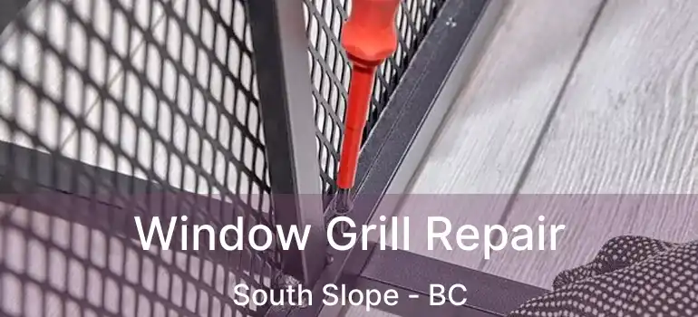  Window Grill Repair South Slope - BC