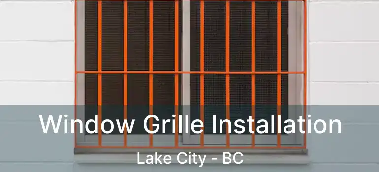  Window Grille Installation Lake City - BC