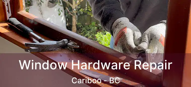  Window Hardware Repair Cariboo - BC