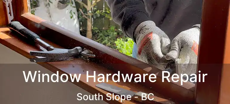  Window Hardware Repair South Slope - BC