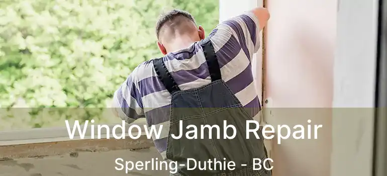  Window Jamb Repair Sperling-Duthie - BC