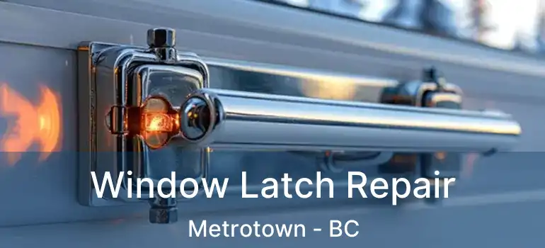  Window Latch Repair Metrotown - BC