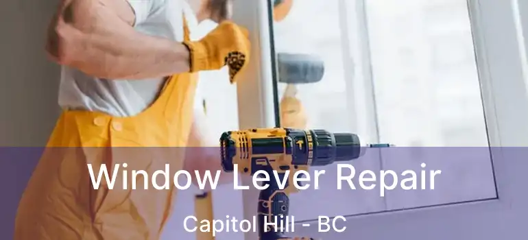  Window Lever Repair Capitol Hill - BC