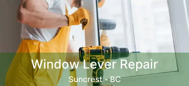  Window Lever Repair Suncrest - BC