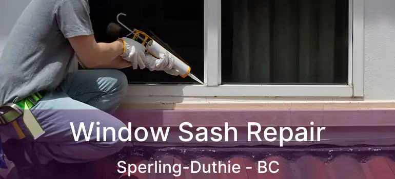  Window Sash Repair Sperling-Duthie - BC