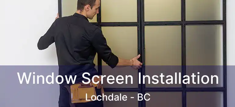  Window Screen Installation Lochdale - BC