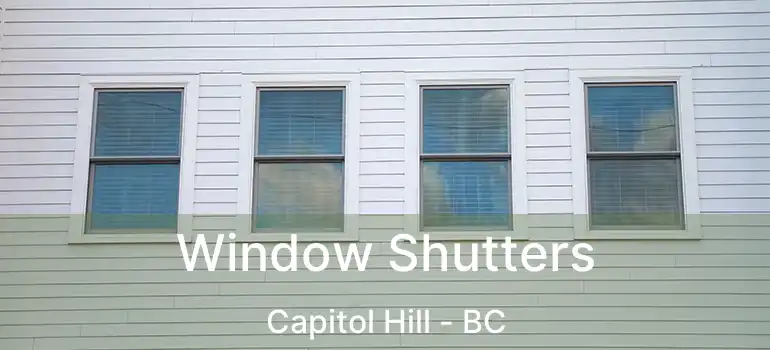  Window Shutters Capitol Hill - BC