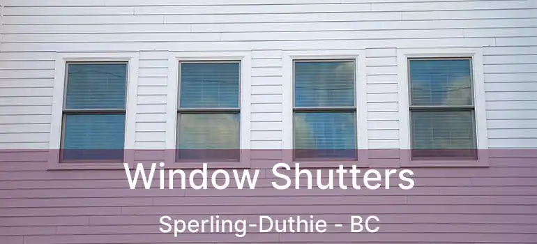  Window Shutters Sperling-Duthie - BC
