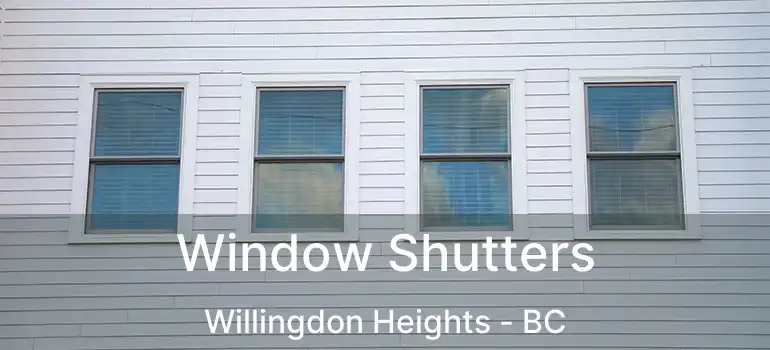  Window Shutters Willingdon Heights - BC