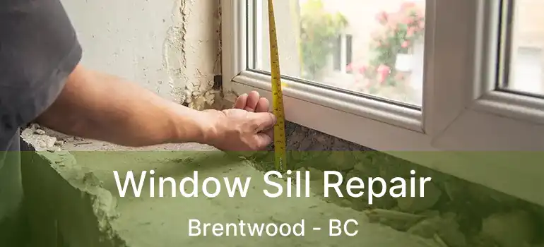  Window Sill Repair Brentwood - BC