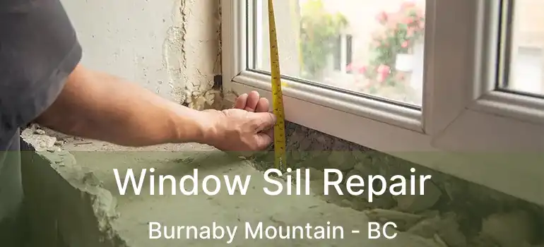  Window Sill Repair Burnaby Mountain - BC