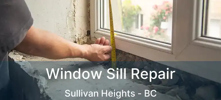  Window Sill Repair Sullivan Heights - BC