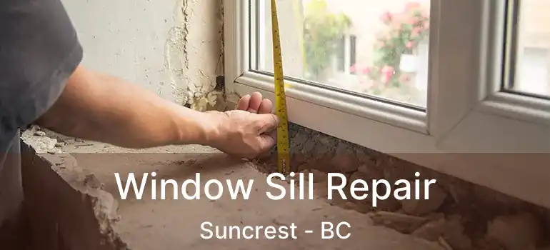 Window Sill Repair Suncrest - BC
