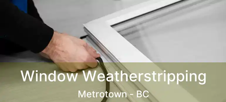  Window Weatherstripping Metrotown - BC