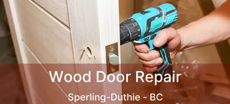  Wood Door Repair Sperling-Duthie - BC